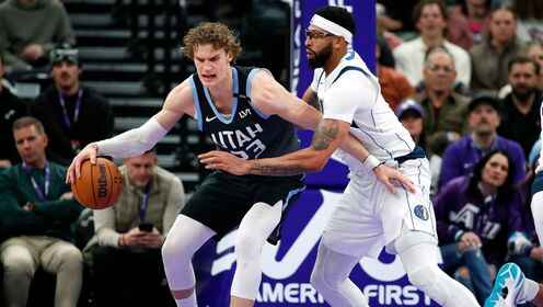 ??獨(dú)行俠不敵爵士 弗拉格26+10+8 濃眉21+11&傷退 馬爾卡寧33+7