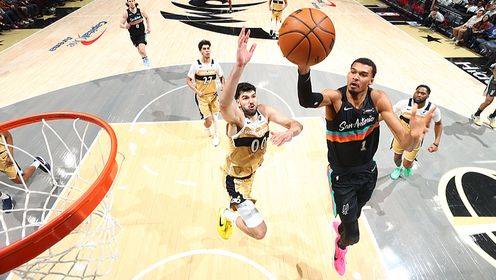 ??馬刺擊敗奇才收獲6連勝 文班14+12 福克斯27+7 卡斯爾18+11