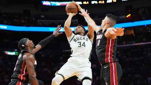 ??熱火擒雄鹿取7連勝 拉松生涯新高28分 熱巴20中6 字母哥31分