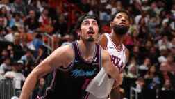 🏀热火3人20+力克76人 希罗30分 阿德巴约23+16+6 恩比德26+7