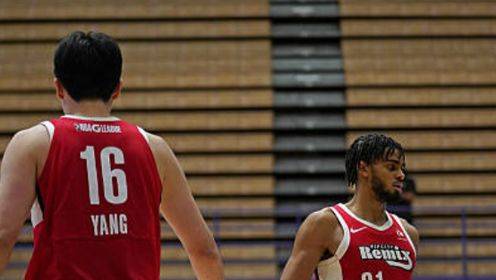 ??混音116-110斯托克頓國王 楊瀚森11中8砍18+10+4 庫克36分