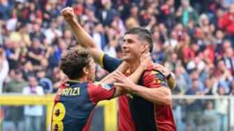 意甲-半場通道打架染紅 十人熱那亞2-1十人薩索洛