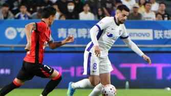 中超-9連勝！蓉城2-1逆轉(zhuǎn)津門虎鎖定半程冠軍 韋世豪雙響韋林頓獻(xiàn)助攻