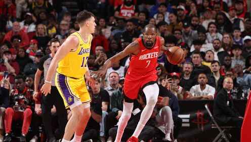 ??湖人擒火箭守住西部第3 東契奇36+6 詹姆斯18分 KD18分7失誤