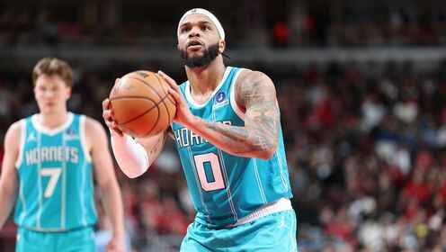 正負(fù)值+19！布里奇斯vs公牛全場(chǎng)轟下26分14板集錦