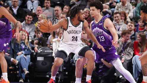 ??籃網輕取爵士止7連敗&爵士5連敗 杰明25+10 喬治傷退26+7