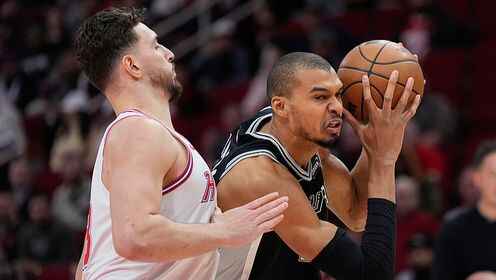 ??火箭末節(jié)斷電負(fù)馬刺 文班28+16+5帽 杜蘭特24+6 申京18+10+7