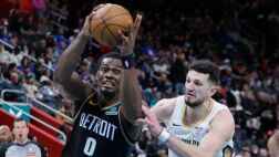 底特律擎天柱！杜倫12中10爆砍30分10板2斷2帽&7助追平生涯新高