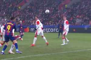 頂級射術！布拉格斯拉維亞解圍不遠，奧爾莫兜射死角破門！