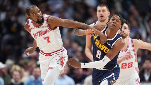 ??掘金險(xiǎn)勝火箭 約基奇三雙&6犯 KD25+7+5帽 申京三雙&失絕平