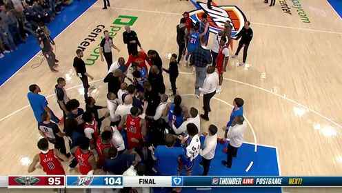 終場哨響后 多特與鵜鶘新秀費爾斯爆發劇烈沖突