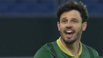 米特里策助攻卢卡斯头球破门，，，，，，浙江2-1再次领先海牛！