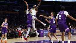 ??湖人輕取爵士3連勝收官 詹姆斯兩節(jié)打卡18+6 布朗尼11分