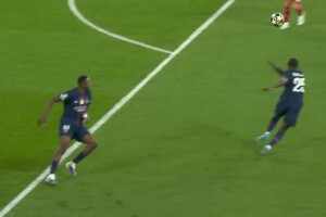  維爾茨送挑傳！弗林蓬小角度抽射偏出球門！