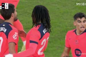  巴薩2-1光速反超貝蒂斯！巴德吉精彩傳中，費蘭精彩側鉤3分鐘雙響