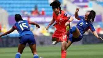 女足亞洲杯小組賽2連勝！韓國(guó)女足3-0菲律賓女足 兩戰(zhàn)轟6球末輪戰(zhàn)澳大利亞