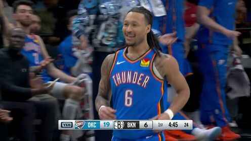 記錄續上了！亞歷山大vs籃網拿下20+6集錦