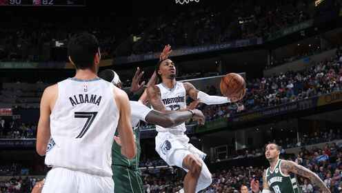 ??灰熊大勝雄鹿 杰克遜24+9+5帽 莫蘭特復(fù)出17+10 字母哥缺陣