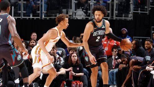 🏀活塞力擒老鹰 康宁汉姆18+8+8 杰伦·约翰逊29+13+7