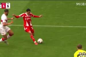  拜仁1-1扳平！穆西亞拉傳中助攻，格雷羅包抄搶點破門！