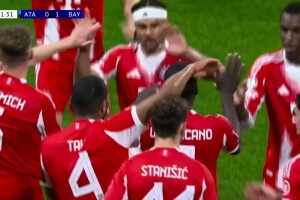 [进球视频] 拜仁战术角球进攻！格纳布里助攻斯坦尼西奇抢点破门！