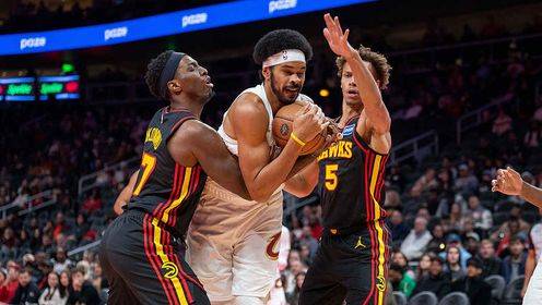 ?老鹰主场胜骑士 杰伦·约翰逊29+12+12 沃克28分 米切尔42分