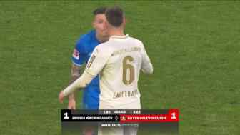  德甲-恩格哈特破門桑德烏龍 門興1-1勒沃庫森