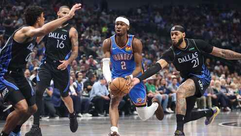 ??雷霆送獨行俠3連敗 SGA30分&連續123場20+ 切特19+9 克萊傷退