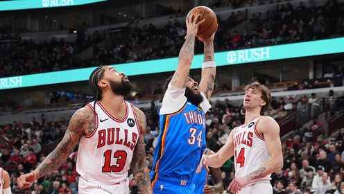 ??殘陣雷霆力克公牛 麥凱恩20分 杰林17+16+6 吉迪14+9+10