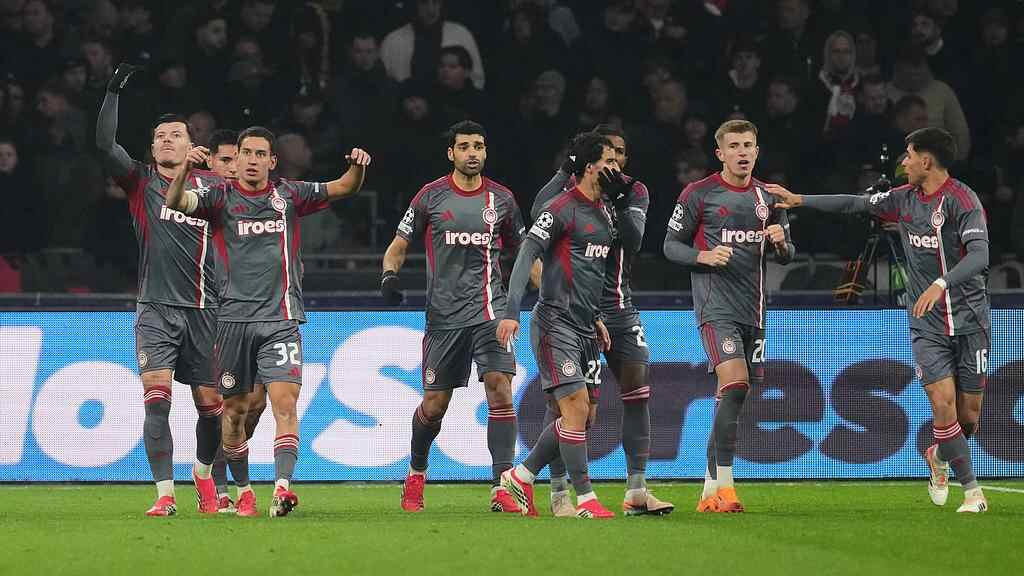 歐冠-多爾貝爾點射塔雷米送助攻 奧林匹亞科斯2-1阿賈克斯