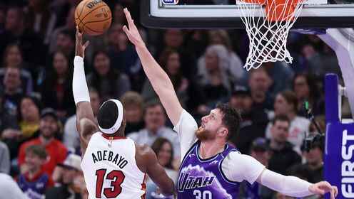 ??熱火31分大勝爵士 阿德巴約26+15 努爾基奇連續3場三雙