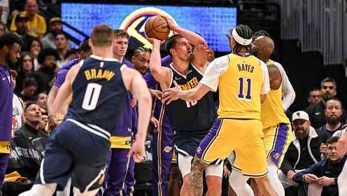 ??湖人卡位戰憾負掘金 詹姆斯進球數里程悲 約基奇三雙+9失誤