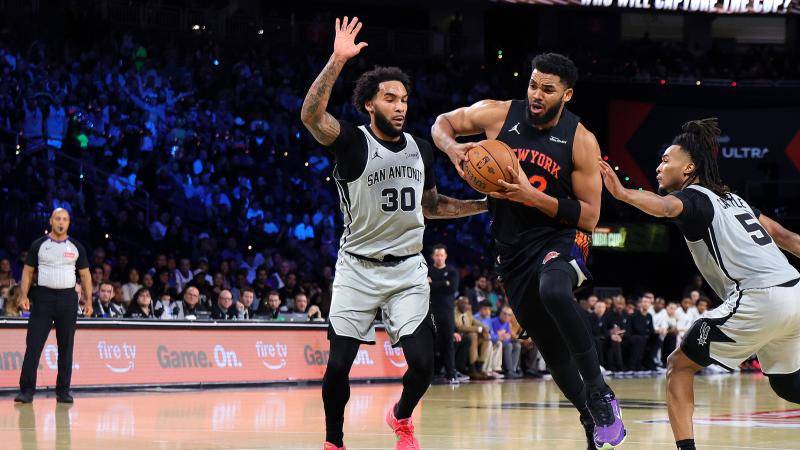 🏆尼克斯末节一波流逆转马刺夺冠！布伦森25+8 文班替补18+6