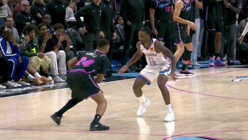 額度留到關鍵時刻！維金斯右側弧頂關鍵三分命中幫助熱火反超雷霆