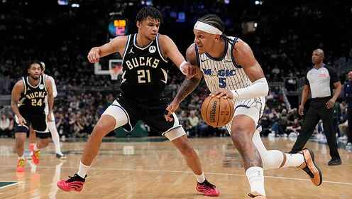 ??魔術39分大勝殘陣雄鹿 班凱羅33+5 薩格斯20分 字母哥缺陣