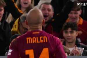  科內送超遠直塞助攻！馬倫單刀破門擴大比分！羅馬3-1領先尤文！