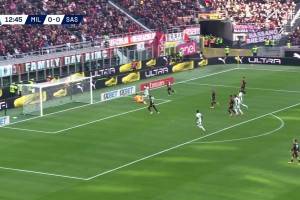 皮纳蒙蒂助攻科内破门 米兰0-1落后萨索洛