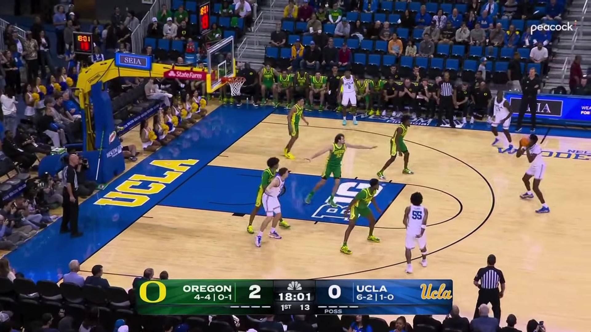  12月07日NCAA常規賽 俄勒岡大學63-74加州大學洛杉磯分校 全場集錦