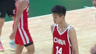 国青男篮热身赛响水站 中国男篮U16  66 - 60  斯洛文尼亚U16 全场集锦