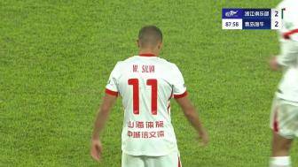 小我私家能力体现！席尔瓦大禁区外远射破门，，，，，，浙江2-2海牛