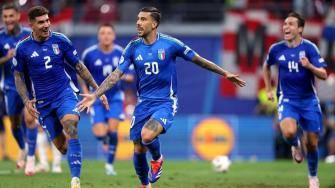  欧洲杯-意大利绝平1-1克罗地亚 意大利第二晋级克罗地亚第三濒临出局