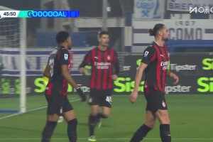  米蘭1-1扳平！拉比奧特禁區內被放倒造點！恩昆庫主罰點球命中！