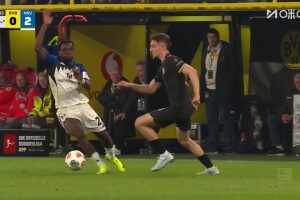  多特2球落后！多特后防連續失誤送禮！洛孔加禁區內爆射破門！