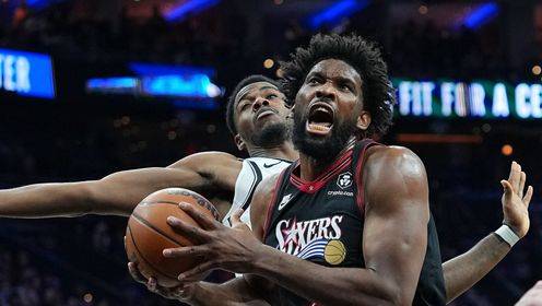  高效13中8！恩比德vs籃網(wǎng)貢獻(xiàn)27+6+4集錦