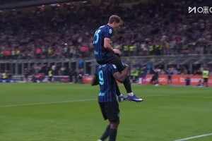 [进球视频] 国米再下一城！巴雷拉禁区内得球抽射破门！