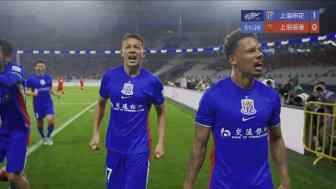  申花1-0領(lǐng)先海港！馬納法傳中 拉唐包抄頭槌建功