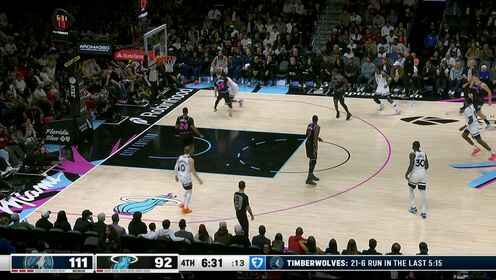 突然發(fā)力！末節(jié)森林狼打出一波21-6進(jìn)攻波收割比賽