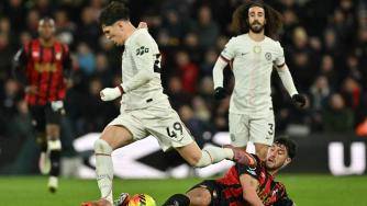  英超-切爾西0-0悶平伯恩茅斯 德拉普傷退藍軍先賽仍第4