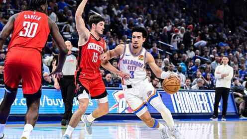 ??火箭力克雷霆 伊森26+8 申京17+12+11+3帽+3斷 SGA缺陣