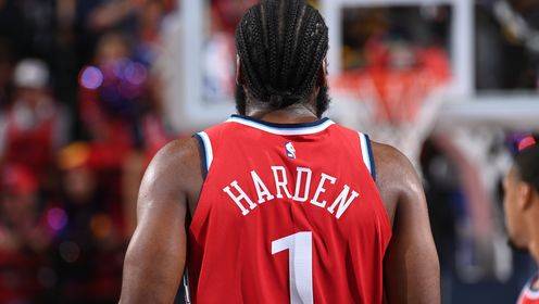 累爆了！哈登24分14助2斷！戰39分鐘全場最多！